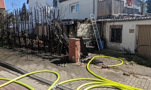 Der Brand konnte von der Feuerwehr schnell unter Kontrolle gebracht werden. Foto: Feuerwehr Helmstedt