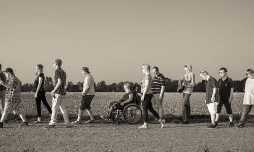 "Hand in Hand" - das inklusive Musikprojekt aus Neuerkerode sorgt bei der Sommerfete für gute Stimmung. Foto: Veranstalter 