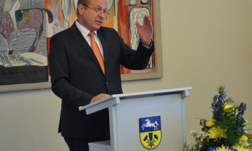 Gerhard Radeck ist nun seit über 100 Tagen im Amt. Foto: Nicole Wiedemann