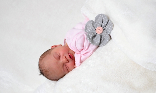 Willkommen, Melina Gallinat. Foto: babysmile24.de