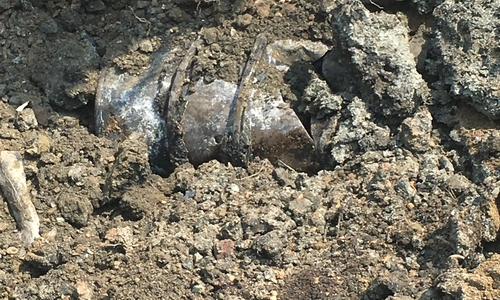 Eins der am Morgenstern gefundenen Fässer.

Foto: Landkreis Goslar