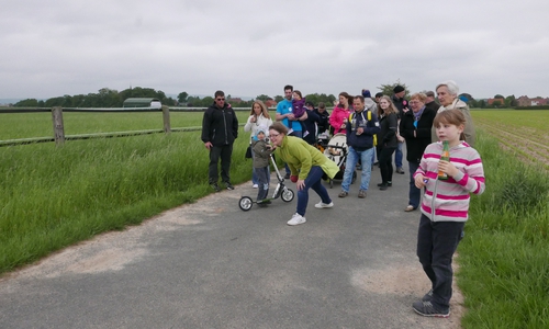 Die Boßeltour 2017. Foto: Freiwillige Feuerwehr Dettum
