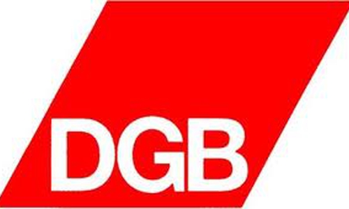 Der Deutsche Gewerkschaftsbund äußert sich in seiner Resolution zu den politischen Verhältnissen in der Türkei. Symbolfoto: DGB Logo