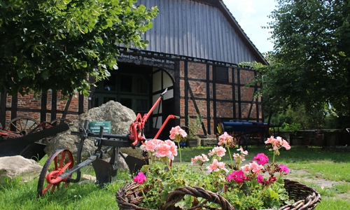 Das schöne Niedersachsenhaus: Reiseziel der Fahrradtour. Foto Jens L. Heinrich