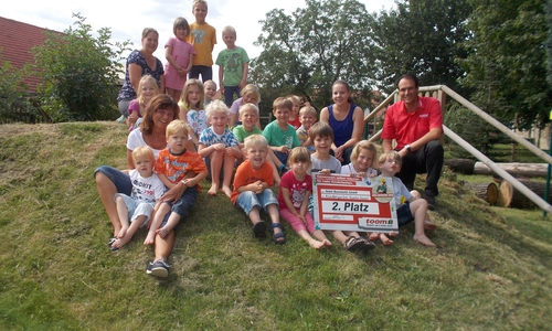 Die Kita Dahlum gewinnt bei der Toom- Kita-Initiative. Foto: Christiane Hoyer