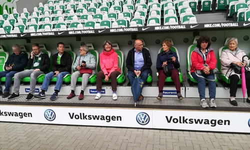Mitglieder des Sozialverbandes besuchten das VfL Stadion. Foto: OV Wolfsburg-Stadtmitte