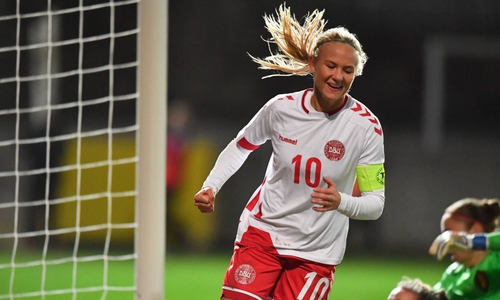 Mit Pernille Harder verpflichtet der VfL Wolfsburg eine Top-Angreiferin. Foto: Inago/Foto2Press