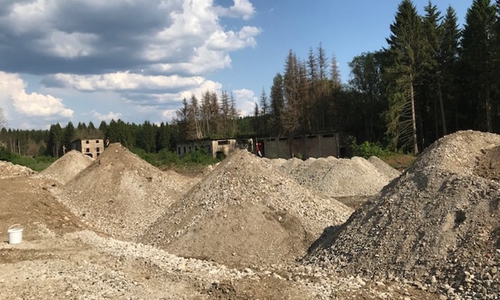 Die Sanierungsarbeiten auf dem Gelände der ehemaligen Sprengstofffabrik "Werk Tanne" haben begonnen. Foto: Stadt Goslar