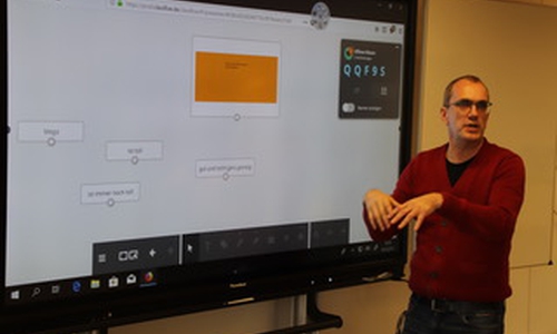 Das neue System am THG.
Foto: THG
