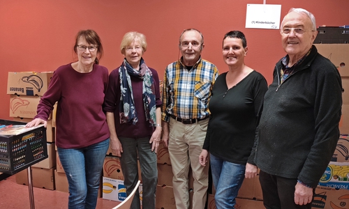 CDU Sickte bei der Arbeit: Annegrit Helke, Susanne Giffhorn, Eva-Maria Reitmann und Johann Seifert. Foto: privat 