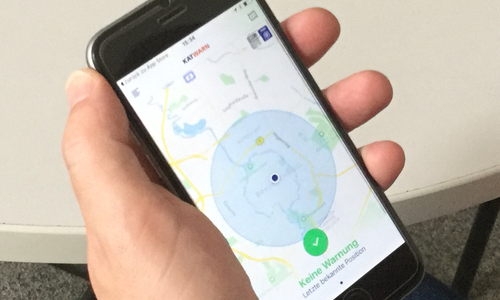 Die Warn-App "Kat-Warn". Foto: Privat
