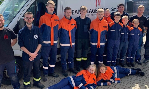 Die Jugendfeuerwehr aus Fümmelse zu Gast bei der Wolfenbüttler Firma Plagemann. Foto: Jugendfeuerwehr Fümmelse