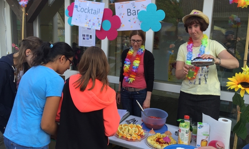  AB IN DEN URLAUB....so lautete das Motto des diesjährigen Sommerfestes der Grundschule Halchter. Foto: privat