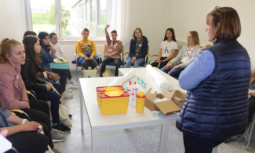 Im Klinikum Wolfenbüttel fand heute der Zukunftstag statt. Fotos: Anke Donner 