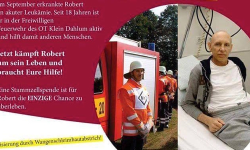 Es gibt wieder Hoffnung für Robert Jakob. Foto: NKR