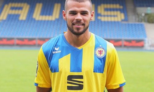 Trägt zukünftig die Rückennummer 40 bei Eintracht Braunschweig: Robin Ziegele. Foto: Agentur Hübner
