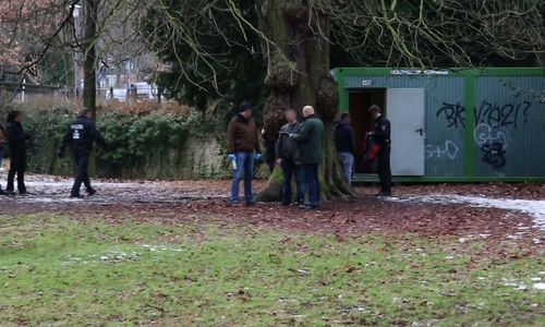Der Container soll aus dem Neuwerkgarten verschwinden. Archivfoto: Nino Milizia