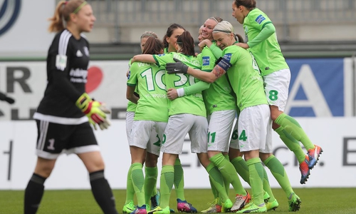 Lara Dickenmann traf früh und spielte dem VfL damit in die Karten. Fotos: Agentur Hübner