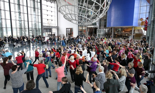 Tanzen für Frauenrechte. Foto: Stadt Wolfsburg