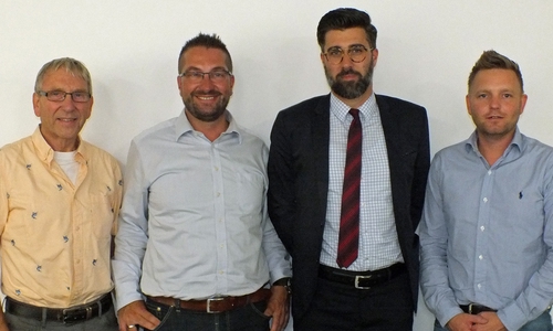 Der amtierende Vorstand der Kreisverkehrswacht Helmstedt e.V.: v.l.n.r: Josef Temmeyer, Arnd Vinzenz Schneider, Sebastian Gutt und Dennis Heinze. Foto: Achim Klaffehn