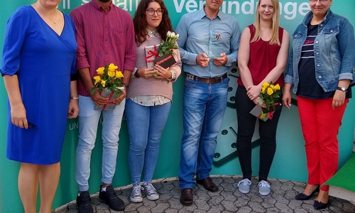 Die ausgezeichneten Auszubildenden. Foto: RVA