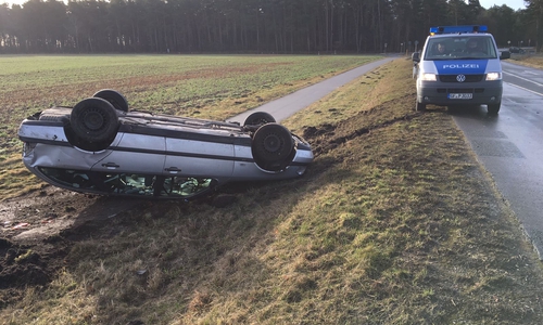 Bei Wesendorf überschlug sich ein Fahrzeug. Foto: aktuell24/bm