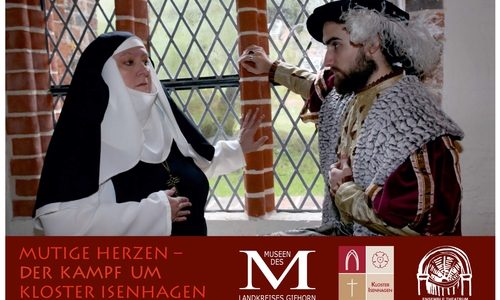Am Wochenende steht im Rittersaal das Theaterstück "Mutige Herzen" auf der Bühne. Foto: Landkreis Gifhorn