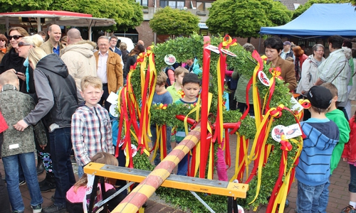 Das Aufstellen des Maibaums hat in Vienenburg Tradition. Foto: Vienenburger Bürgergemeinschaft