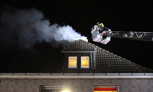 Schornsteinbrand. Foto: Max Förster