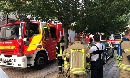Der Zimmerbrand entpuppte sich als angebranntes Essen. Foto: Feuerwehr Grasleben