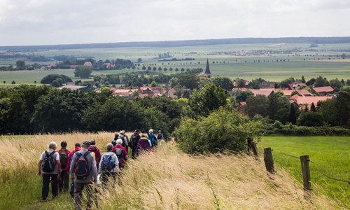 Trotz einiger heftiger Schauer konnte bei der Dormwanderung das gesamte Programm für die Stärkung der Rückenmuskulatur durchgeführt werden. Es kam sogar noch die Sonne raus und bei den Spielen ging es dann heiter daher. Foto: privat