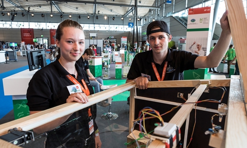 Die GiS-Schüler auf der IdeenExpo. Foto: IdeenExpo GmbH