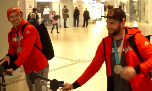 Björn Krupp und Gerrit Fauser wurden von zahlreichen Fans gefeiert. Foto/Video: Jens Bartels