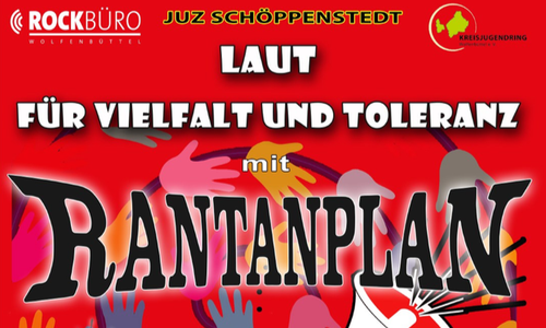 Am 1. September findet in Schöppenstedt die Veranstatung „Laut für Vielfalt Toleranz“ statt. Foto: Rockbüro