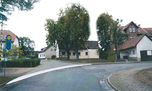 So soll der neue Ortsmittelpunkt aussehen. Fotomontage: Stadt Helmstedt