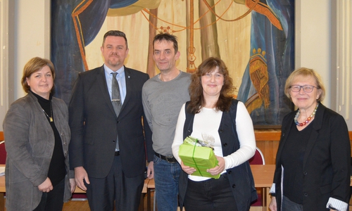 v.l.n.r. Kerstin Jäger, Andreas Busch, Torsten und Ina Möller, Edelgard Hahn. Foto: Dirk Fochler