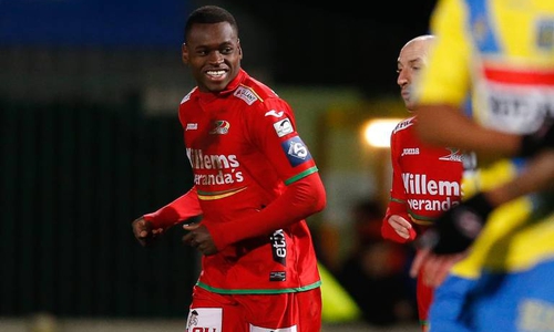 Landry Nany Dimata hat gut Lachen, halb Europa ist interessiert. Foto: imago/Belga