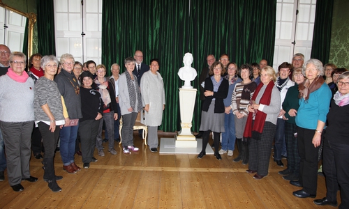 Mitglieder der Weimarer Kunstgesellschaft besuchten das Schloss Museum Wolfenbüttel. Foto: Privat
