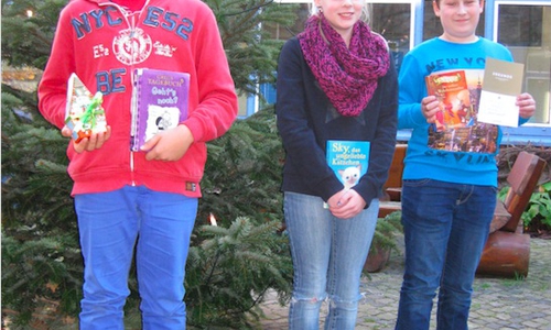 Die Gewinner des Vorlesewettbewerbs. Foto: Privat