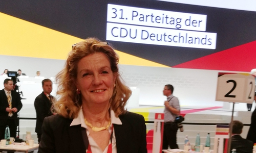 Elisabeth Heister-Neumann auf dem CDU-Parteitag in Hamburg. Foto: CDU Kreisverband Helmstedt