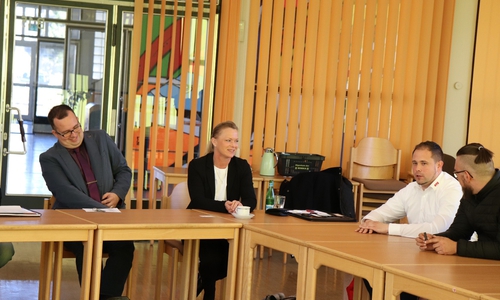 Dunja Kreiser war zu Gast in der CGLS. Foto: SPD