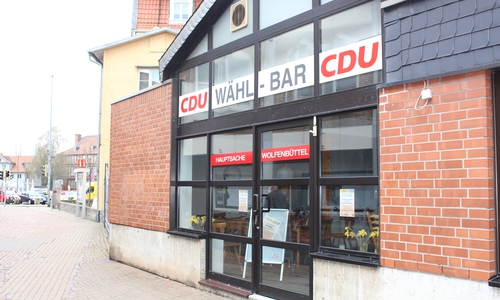 CDU Wähl-Bar. Foto: 