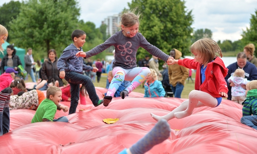Luftsprünge 2018 - Impressionen. Foto: Stadt Wolfsburg/Tim Schulze