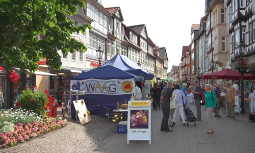 Statt der Mahnwache gibt es einen Infostand beim Wolfenbütteler Umweltmarkt. Foto: E. Bischoff
