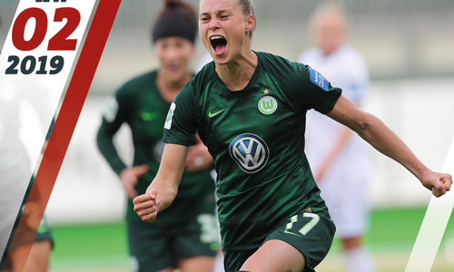 Seit Dienstag sind die Frauen des VfL Wolfsburg wieder im Training. Hält die Traumserie für Ewa Pajor und Co.? Foto: Agentur Hübner