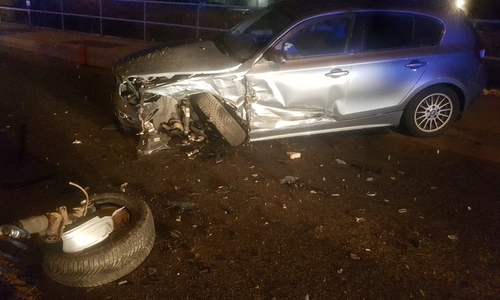 Auf der Halberstädter Straße kam es zu einem Unfall. Foto: Feuerwehr Wolfenbüttel