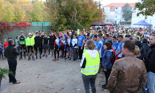 Am Freitag wurde die Beleuchtung am Stadtgraben offiziell in Betrieb genommen. Fotos/Video: Anke Donner 