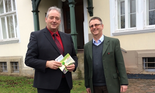 Der CDU-Landtagsabgeordnete Frank Oesterhelweg das Forstamt Wolfenbüttel. Foto: Oesterhelweg