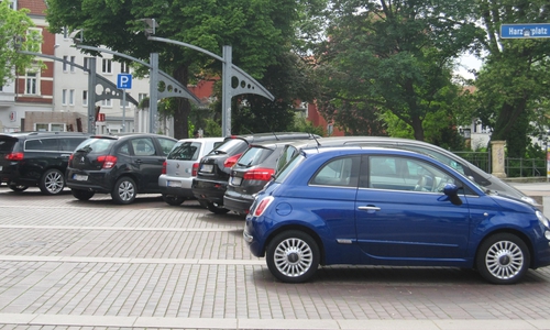 Am 22. September wird am Harztorplatz nicht geparkt. ADFC und VCD präsentieren ein Alternativprogramm. Foto: Martin Hoffmann