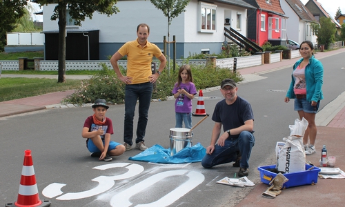  v.l.: Nils, Bernd Telm, Sarah, Matthias Franz, Paula Neubauer, Foto: privat